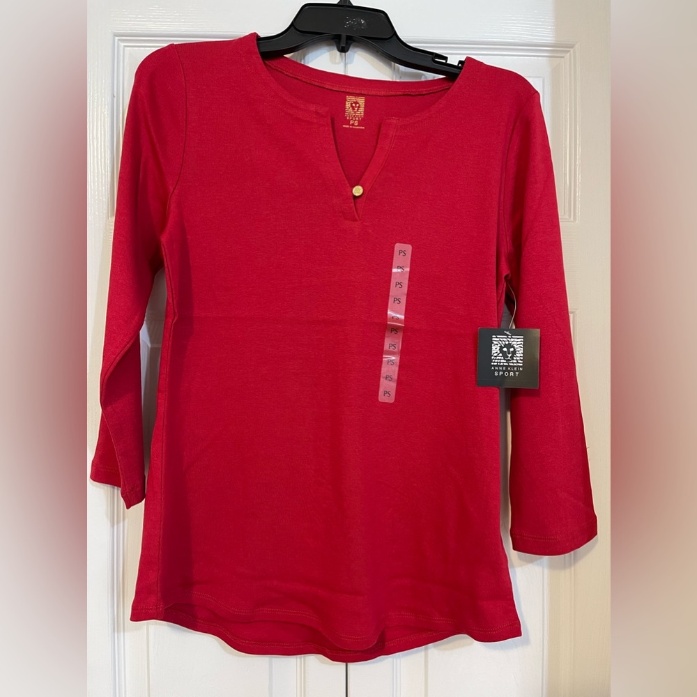 Anne Klein 3/4 Sleeve Top #160